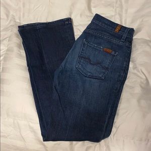7 for all mankind high waist boot 26